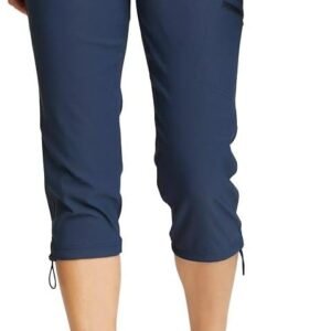 Eddie Bauer Women's Rainier Capris, Med Indigo Rainier, 18