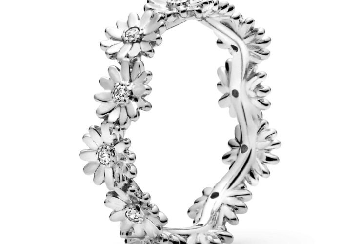 Pandora daisy crown flower ring for Mother