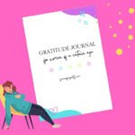 cartoon of a tired woman sprawled out sleeping on a chair. Image of a Gratitude Journal for Women of a Certain Age femmefrugality.com