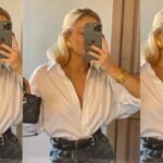 white button-down outfits