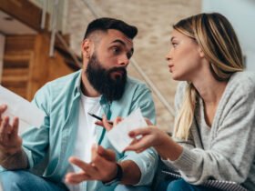 having a serious money talk